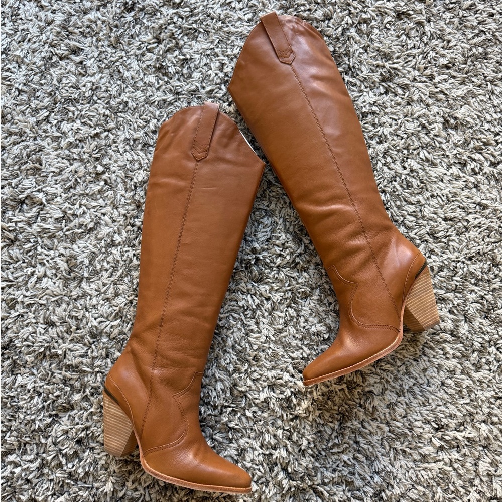 Spell Montana Tan Knee High Boots 42